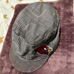 Arizona‎ Cardinals Womens Embroidered Logo Hat Plaid Houndstooth Cap